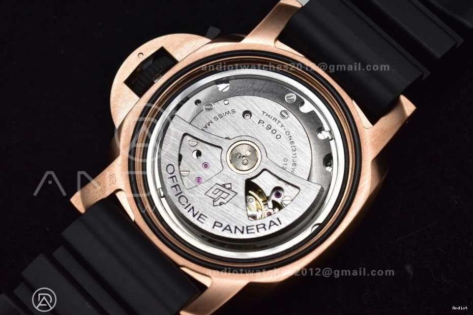 W Black Dial Unisex on SBF Black Best Edition 1:1 Strap PAM1070 Rubber P 434 0825